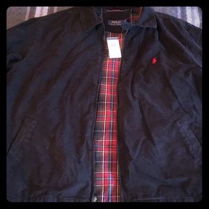 Men’s Black Polo Jacket